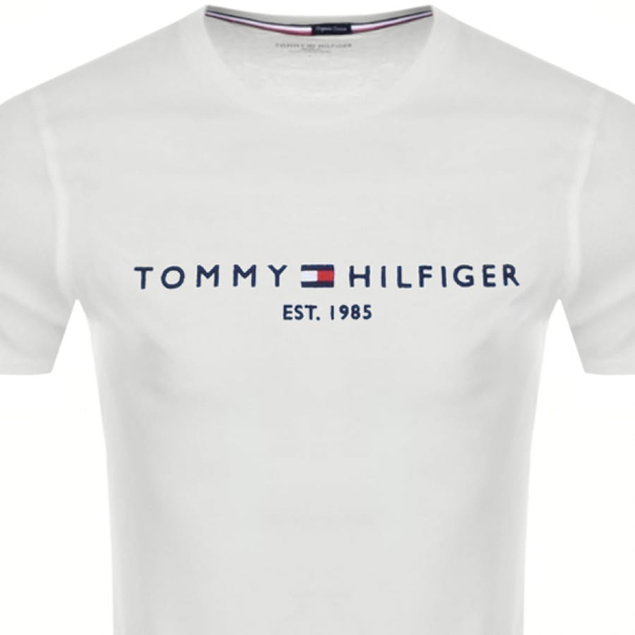 Alternative Image for ProductTommy Hilfiger Logo T Shirt White2